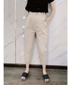 Quần baggy đũi lưng chun khoá trước 1 cúc B825 16 Quần baggy đũi lưng chun khoá trước 1 cúc B825 15 2026